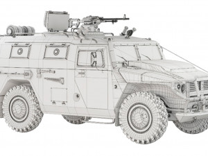 Gaz Tiger M 23115 2007 3D-Modell