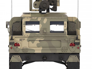 HMMWV M242 Bushmaster 1989 Model 3D