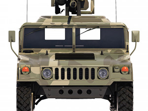 HMMWV M242 Bushmaster 1989 Model 3D