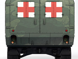 HMMWV M997A3 Ambulance 2018 3D Model
