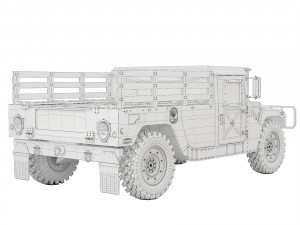 HMMWV M998 1991 3D Модель