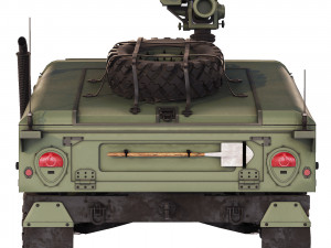 HMMWV M1046 TOW Missile 2006 3D Модель