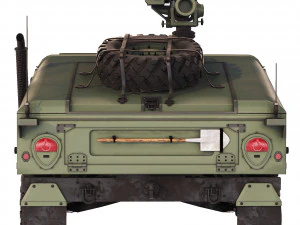 HMMWV M1046 TOW Missile 2006 3D Model