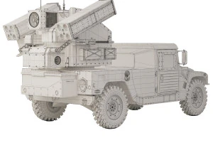 HMMWV M1097 Mściciel 1991 Model 3D