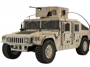 HMMWV M1114 2006 3D Model