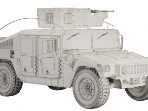 HMMWV M1114 2006 3D मॉडल