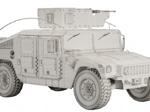 HMMWV M1114 2006 3D Model