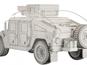 HMMWV M1114 2006 3D Model