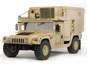 HMMWV M1113 Shelter 2005 3D Model
