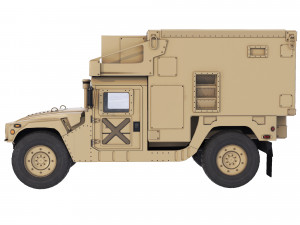 HMMWV M1113 Shelter 2005 Modèle 3D