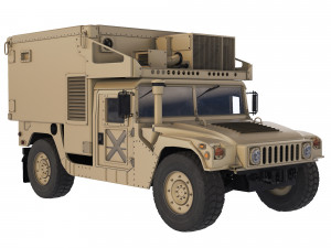 HMMWV M1113 Shelter 2005 Modèle 3D