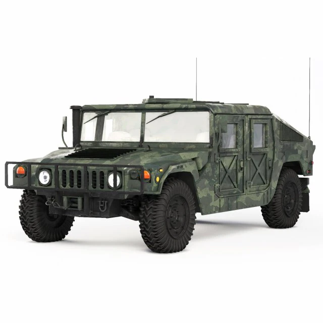 HMMWV M1151 2005 3D Model .c4d .max .obj .3ds .fbx .stl .blend 