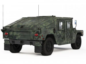 HMMWV M1151 2005 3D Model