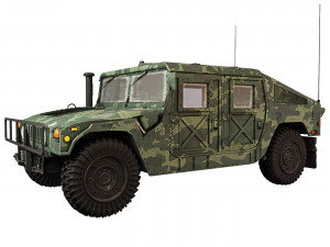 HMMWV M1151 2005 Model 3D