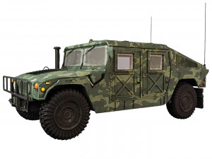 HMMWV M1151 2005 3D Model