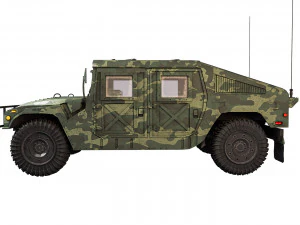 HMMWV M1151 2005 3D Model