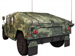 HMMWV M1151 2005 3D Model
