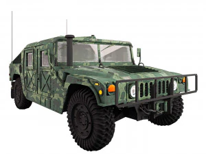 HMMWV M1151 2005 3D Model