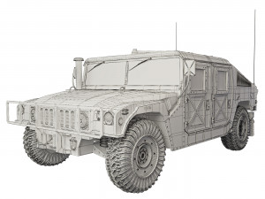 HMMWV M1151 2005 Model 3D