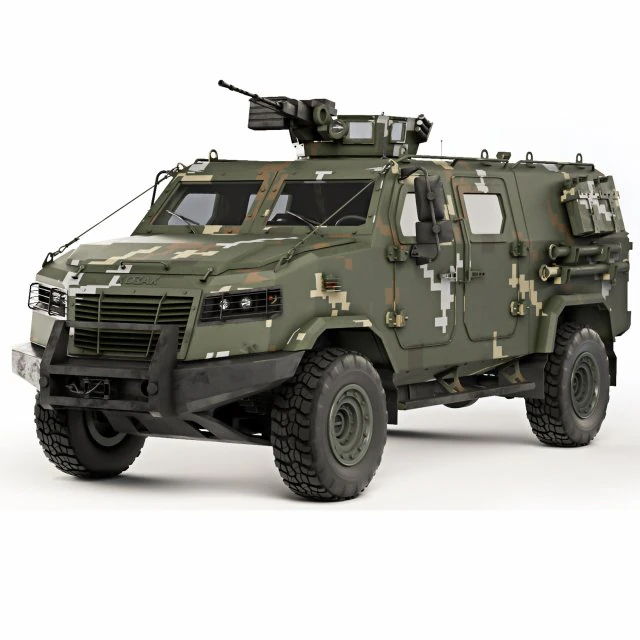 Kozak-5 tactical 2016 3D Model .c4d .max .obj .3ds .fbx .stl .blend