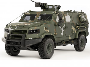 Kozak-5 tactical 2016 3D Model