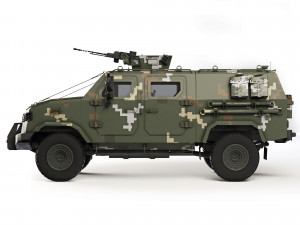 Kozak-5 tactical 2016 3D 모델