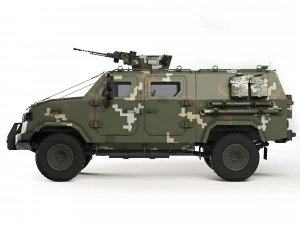Kozak-5 tactical 2016 3D Model