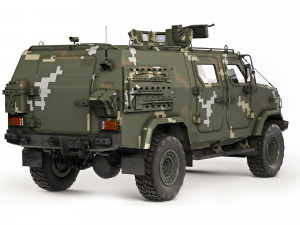 Kozak-5 tactical 2016 3D 모델