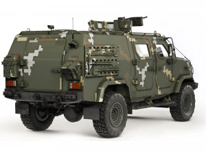 Kozak-5 tactical 2016 3D Model