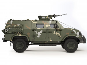 Kozak-5 tactical 2016 3D 모델