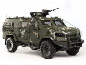 Kozak-5 tactical 2016 3D Model