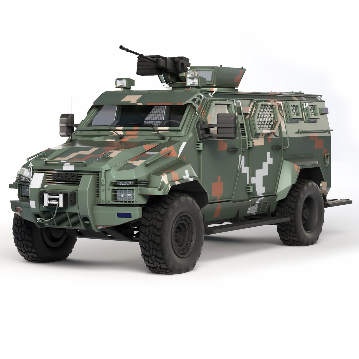 KrAZ Spartan 2014 3D Модель In Транспорт 3DExport