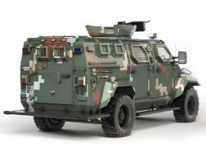 KrAZ Spartan 2014 3D Model