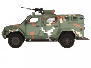 KrAZ Spartan 2014 3D Model