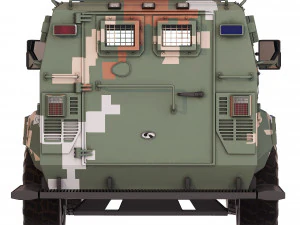 KrAZ Spartan 2014 3D Model
