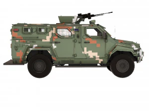 KrAZ Spartan 2014 3D Model