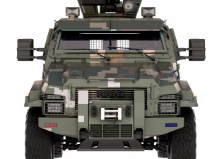 KrAZ Spartan 2014 3D Model