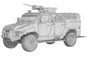 KrAZ Spartan 2014 Modèle 3D