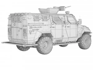 KrAZ Spartan 2014 3D Model