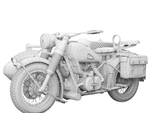 R75 Sahara 1942 3D Model