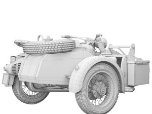 R75 Sahara 1942 3D Model