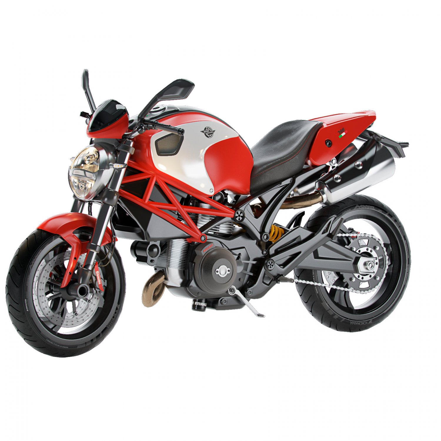 Ducati Monster 796 2010 3D in 3DExport