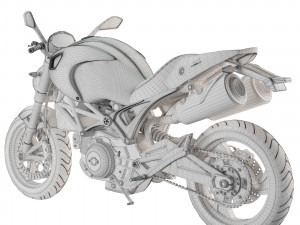 Ducati Monster 796 2010 3D-Modell
