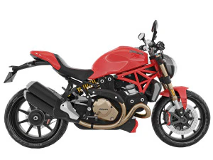 Ducati Monster 1200S 3D Model