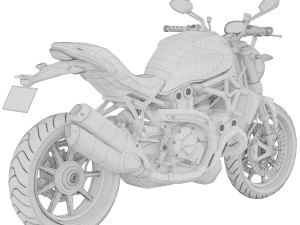 Ducati Monster 1200S Model 3D