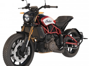 Indian FTR 1200 S 2019 3D Модель