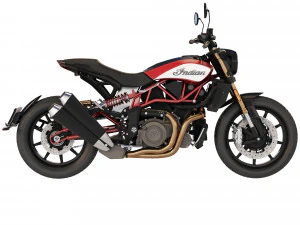 Indian FTR 1200 S 2019 3D Model
