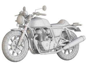 Royal Enfield Continental GT 650 2021 3D Model