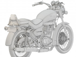 Royal Enfield Thunderbird 500 2006 3D Model