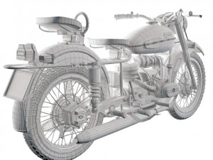 Ural M67-36 1976 3D Model